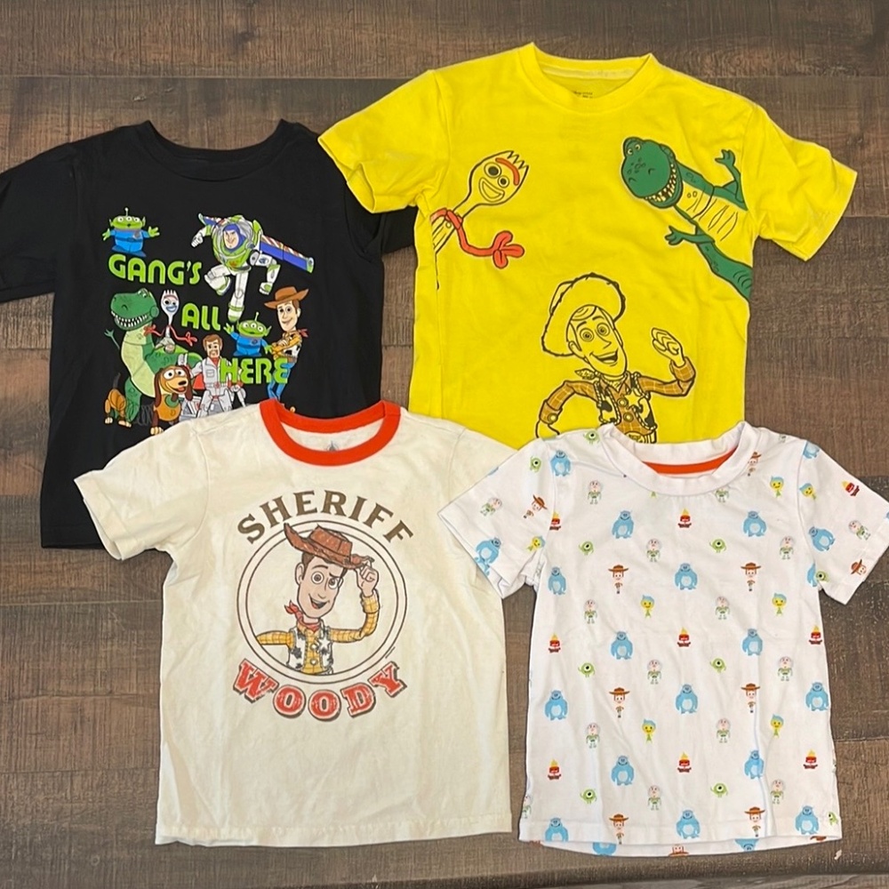 Boys size 4 Disney Toy Story tshirt lot